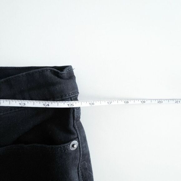 Banana Republic Women's Skinny Fit Denim Jeans Fade Resist Black Wash Size 29 - Picture 5 of 10